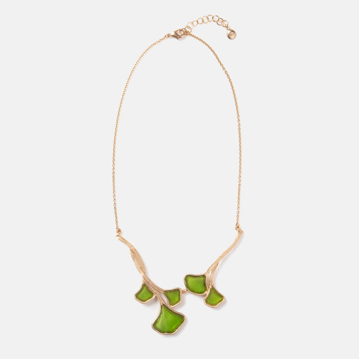 Bohemian Ginkgo Leaf Necklace - Long Y-Shape Pendant Choker For Women, Summer Beach Jewelry